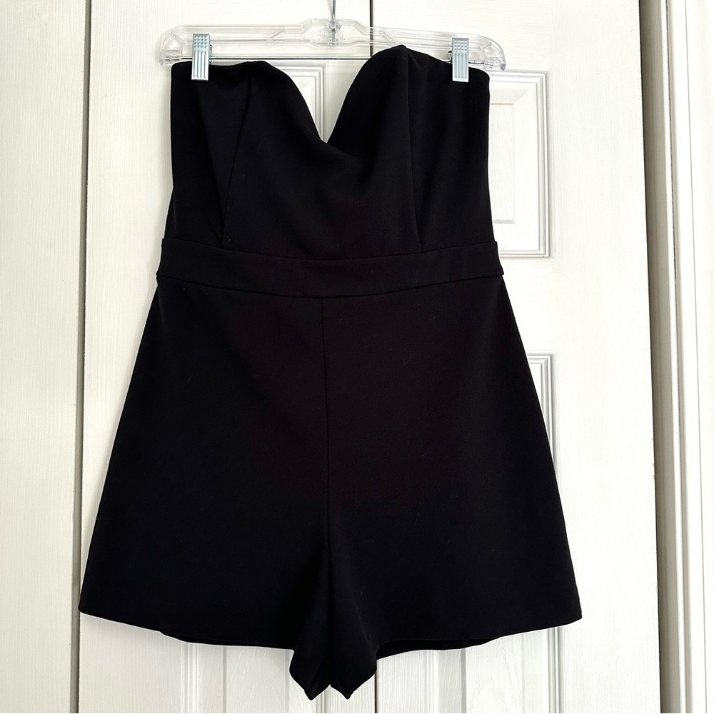 Express romper: black, size 10